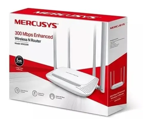 Router Mercusys MW325R 300Mbps 4 Antenas