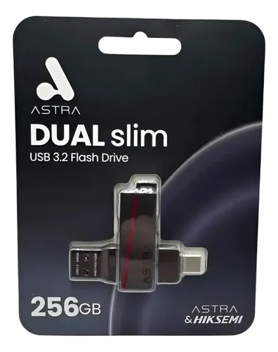 Pendrive 256GB Astra Dual Slim USB 3.2