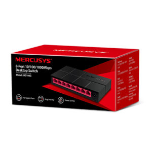 Switch MS108G 8 Puertos Mercusys 10/100/1000 Mbps