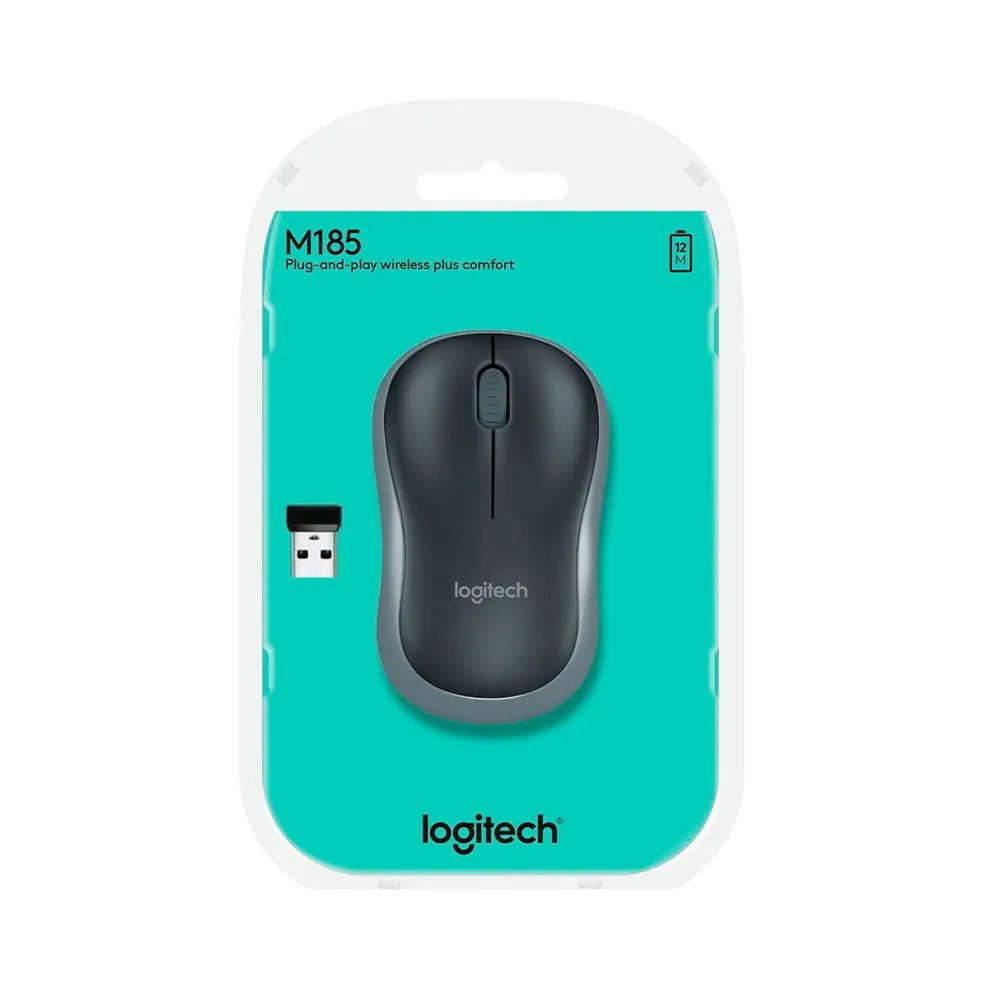 Mouse Logitech M185 Inalambrico